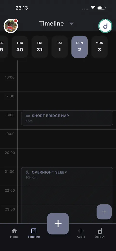 Dalo Sleep skærmbillede 3