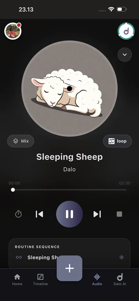 Dalo Sleep skærmbillede 4